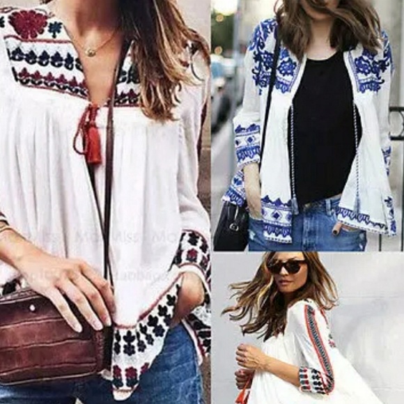 Bohemian Gypsy Kimono/Top - Picture 4 of 7